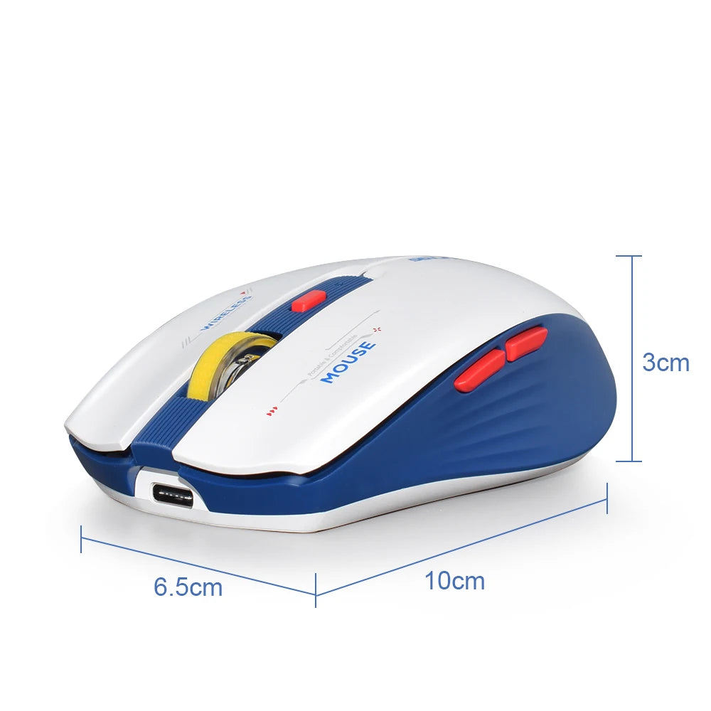 LT-T19 Ergonomic Rechargeable Gaming Mouse USB 2.4G Wireless RGB Light Desktop PC Computers Notebook Laptop Mice