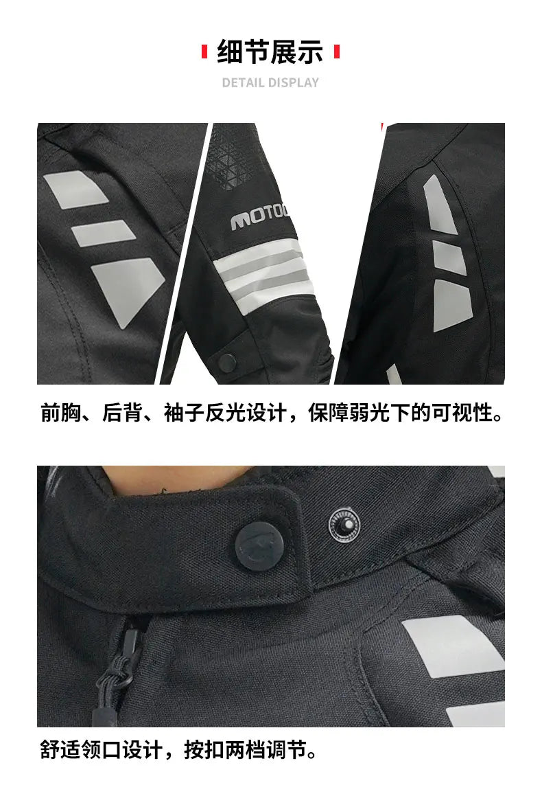 Riding Motocross Enduro Racing Jacket Moto Jacket Windproof Coldproof Motorbike Clothing Women Motorcycle Jacket Suit