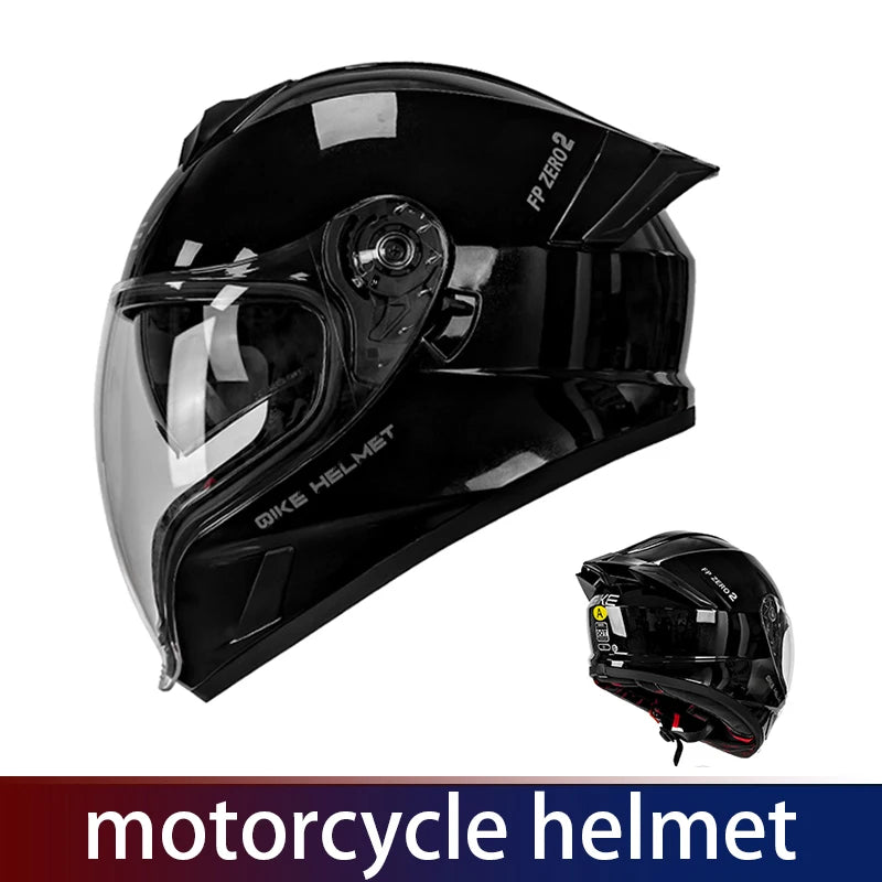 Motorcycle helmet men and women motorcycle double lens anti-fog full helmet cruise pedal four seasons universal helmet DOT certi