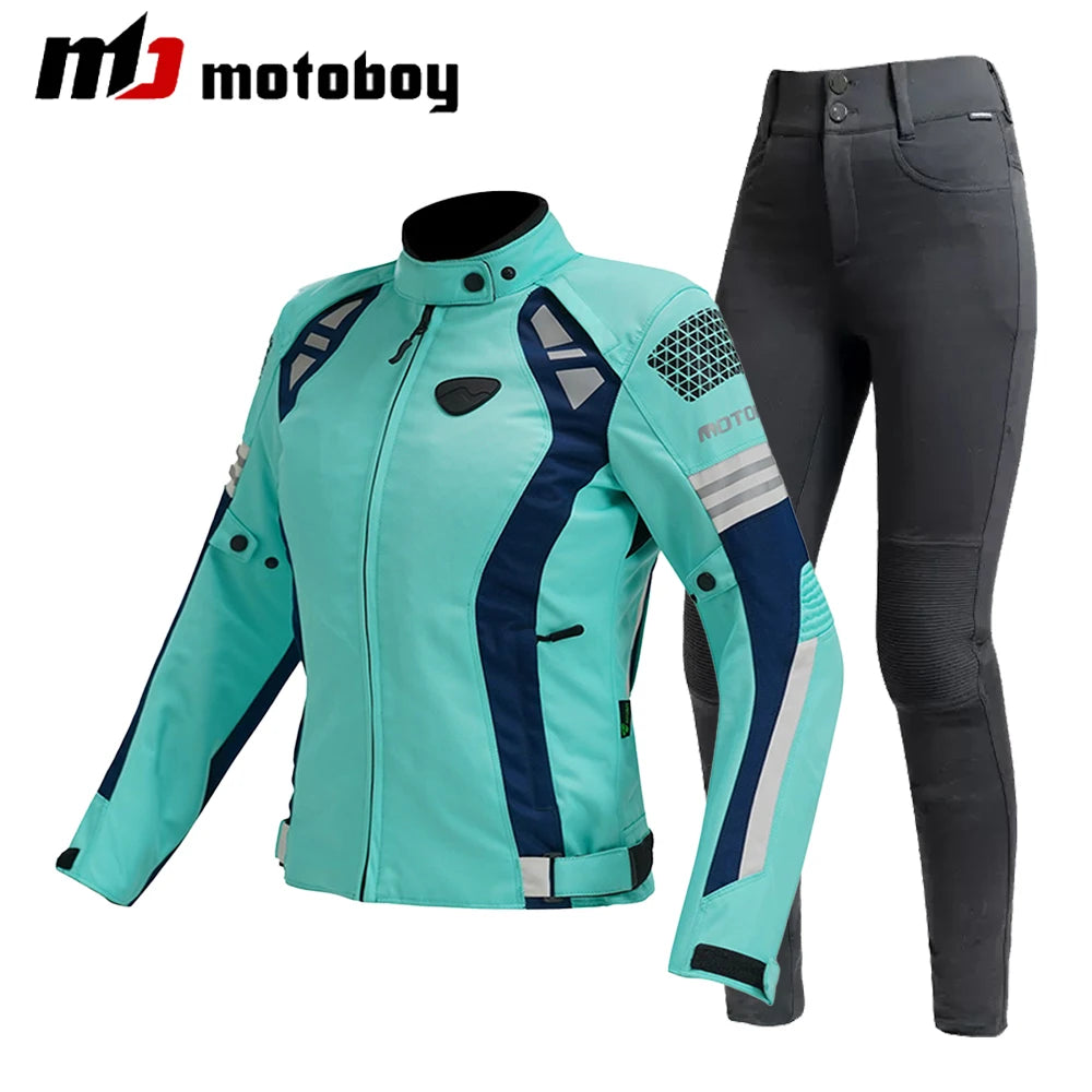 Riding Motocross Enduro Racing Jacket Moto Jacket Windproof Coldproof Motorbike Clothing Women Motorcycle Jacket Suit