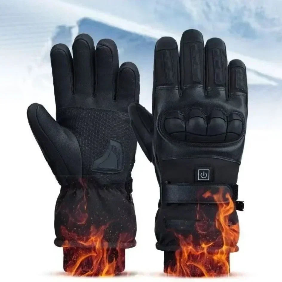 Heated Gloves Hand Warmer Electric Thermal Gloves Waterproof Snowboard Cycling Motorcycle Bicycle Ski Outdoor Winter Gloves