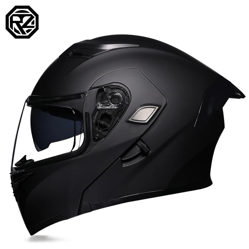 ORZ Motorcycle helmets Double Visors Modular Flip Up helmet DOT approved Full face casque moto racing Motocross helmet DOT