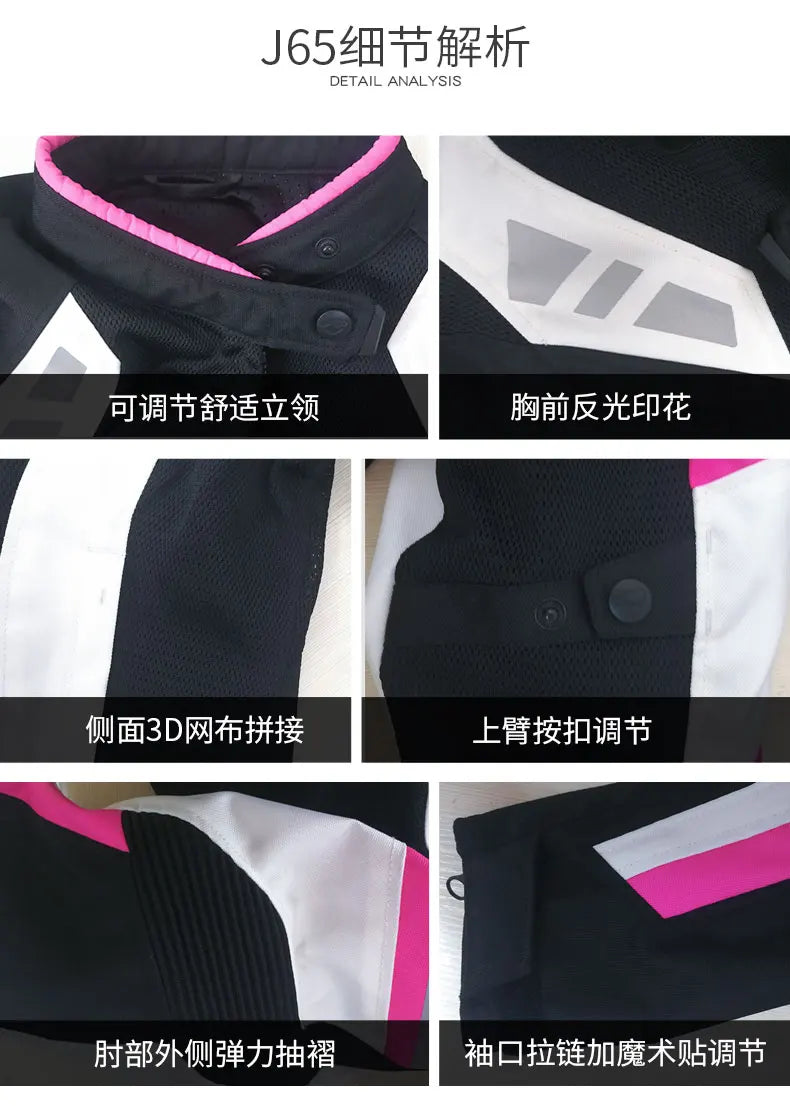 Riding Motocross Enduro Racing Jacket Moto Jacket Windproof Coldproof Motorbike Clothing Women Motorcycle Jacket Suit