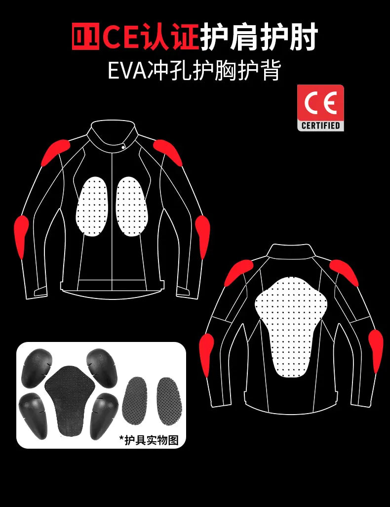 Riding Motocross Enduro Racing Jacket Moto Jacket Windproof Coldproof Motorbike Clothing Women Motorcycle Jacket Suit