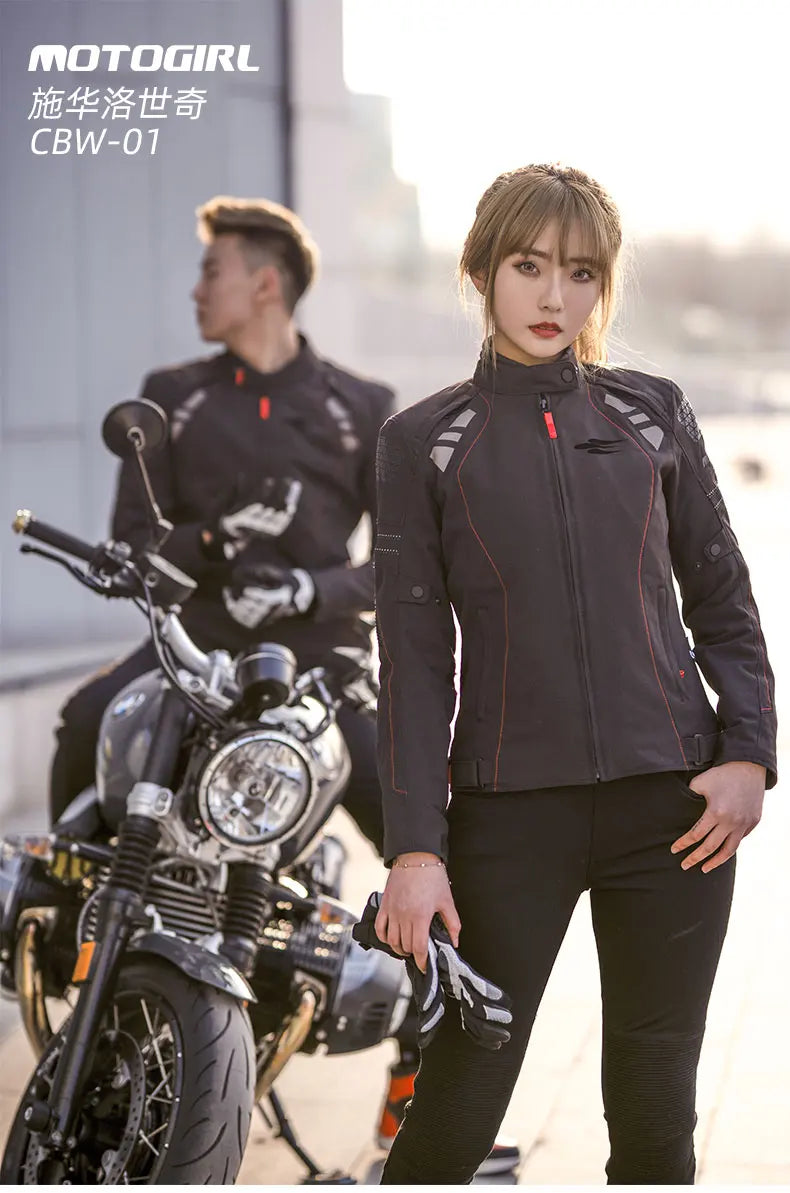 Riding Motocross Enduro Racing Jacket Moto Jacket Windproof Coldproof Motorbike Clothing Women Motorcycle Jacket Suit